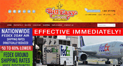 Desktop Screenshot of bigeasyfoods.com